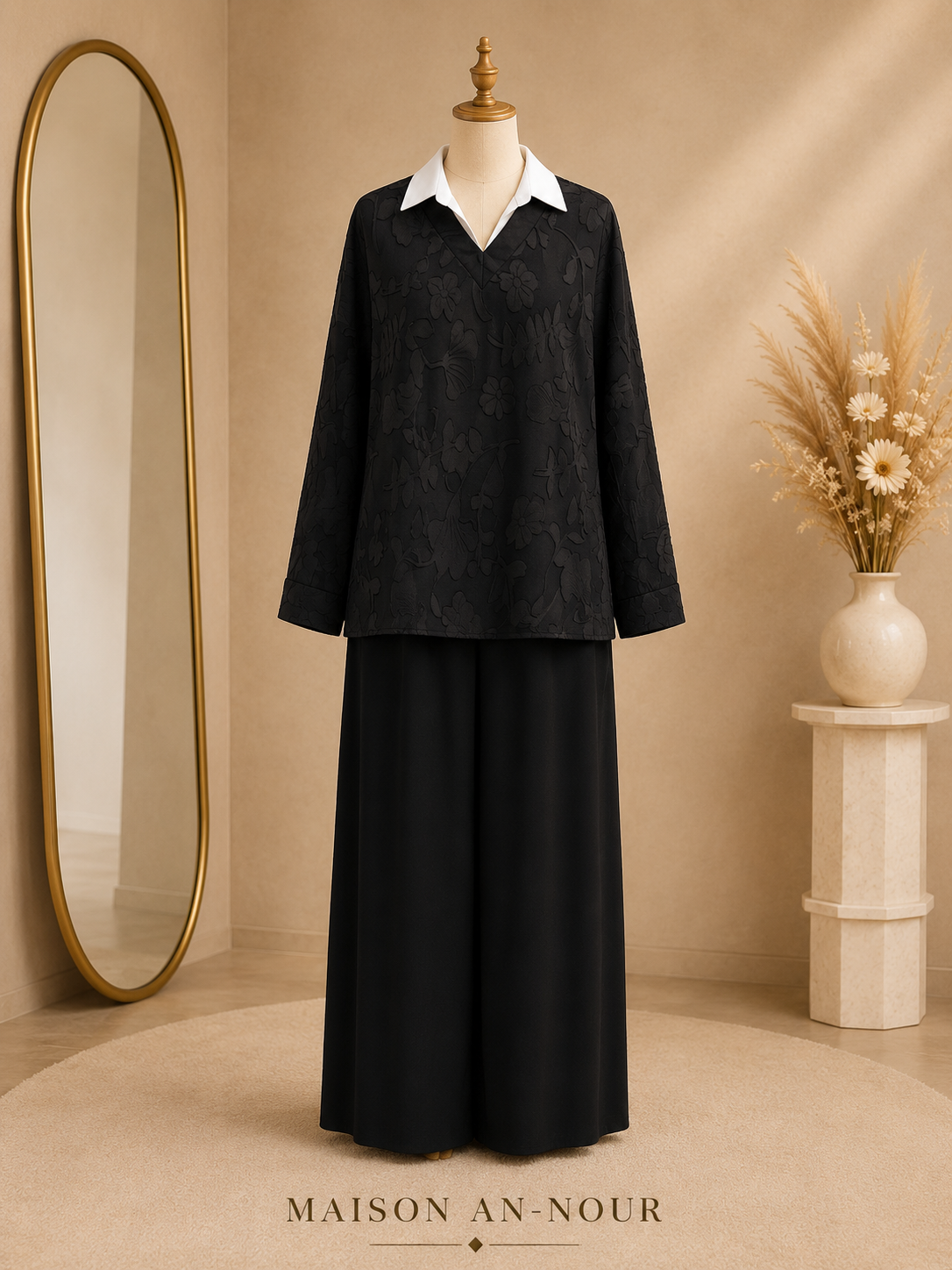 Ensemble Modeste Femme 2 Pièces Fluide et Élégant