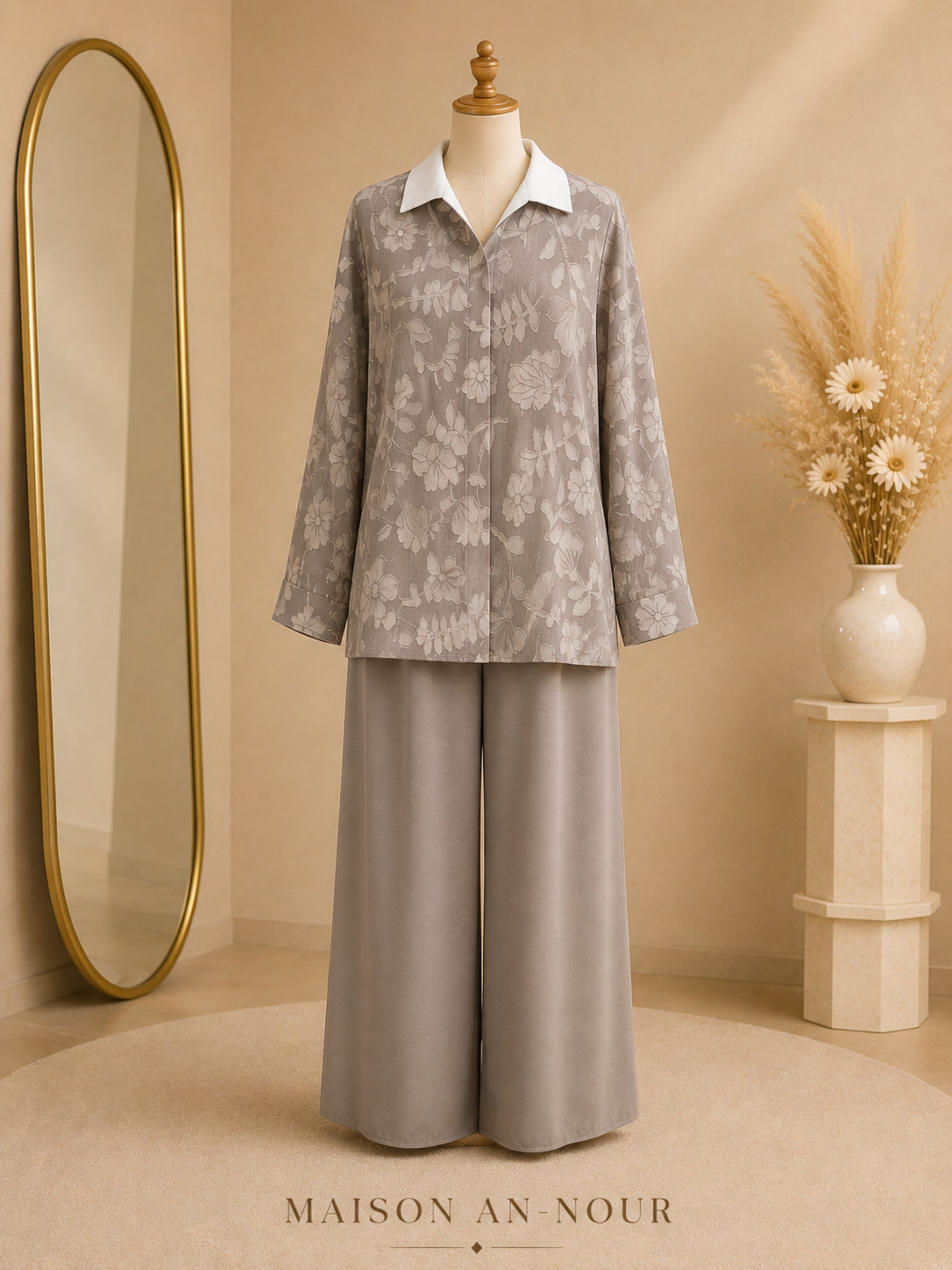 Ensemble Modeste Femme 2 Pièces Fluide et Élégant