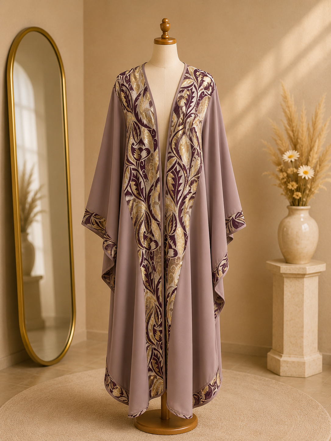 Kimono Abaya Femme Motifs Orientaux Élégants