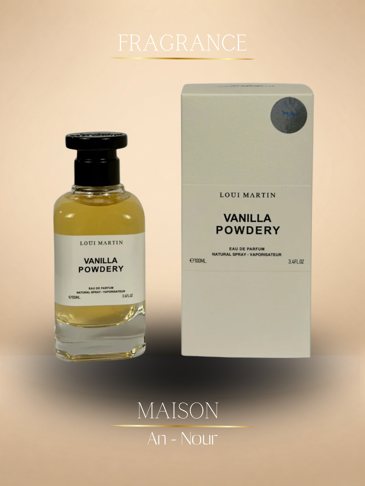 Louis Martin Vanilla Powdery – Parfum Vanille Musqué 100ml