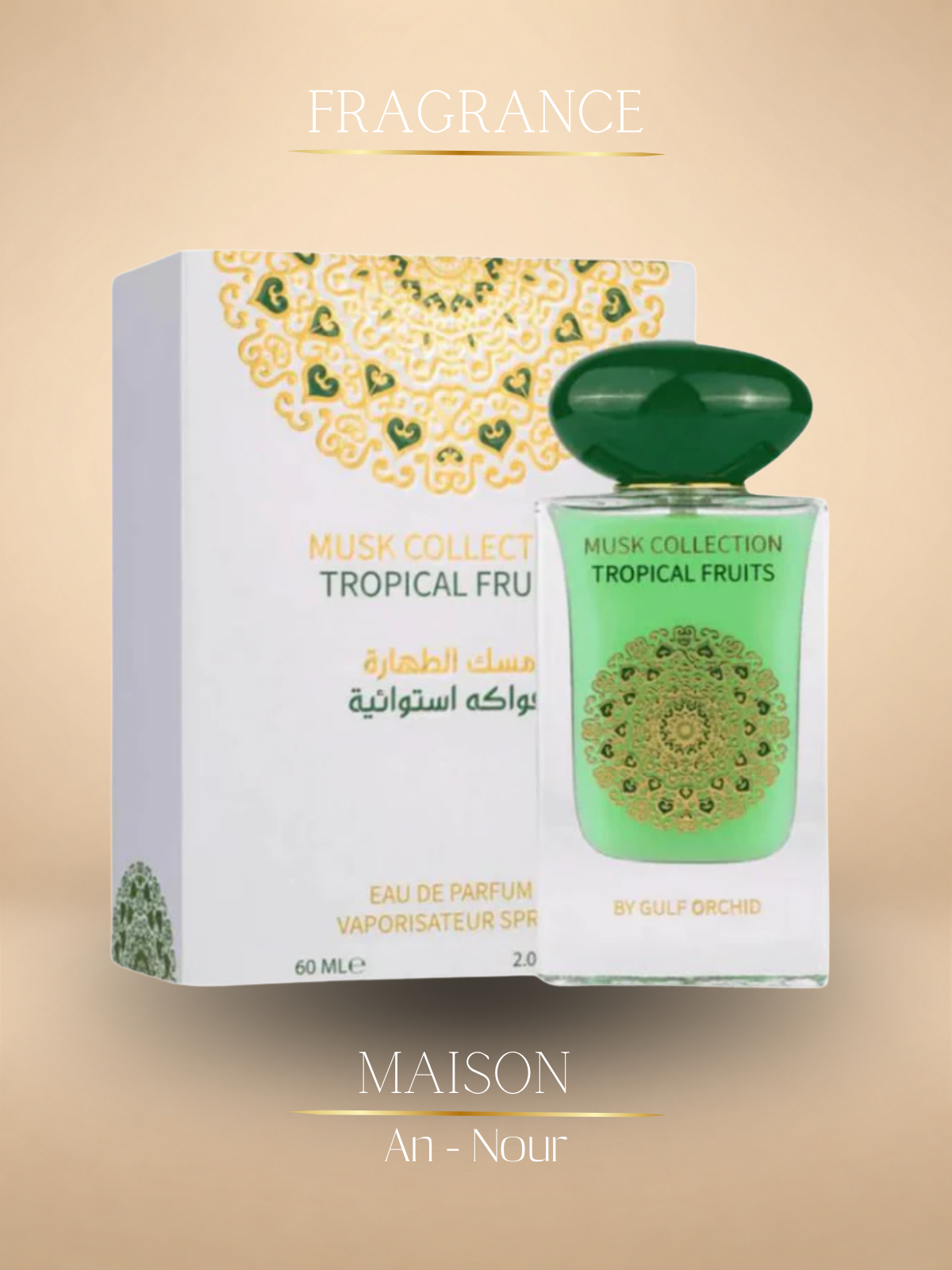 Musk Tahara Tropical Fruits – Parfum Musc Fruits Tropicaux 60ml - Gulf Orchid