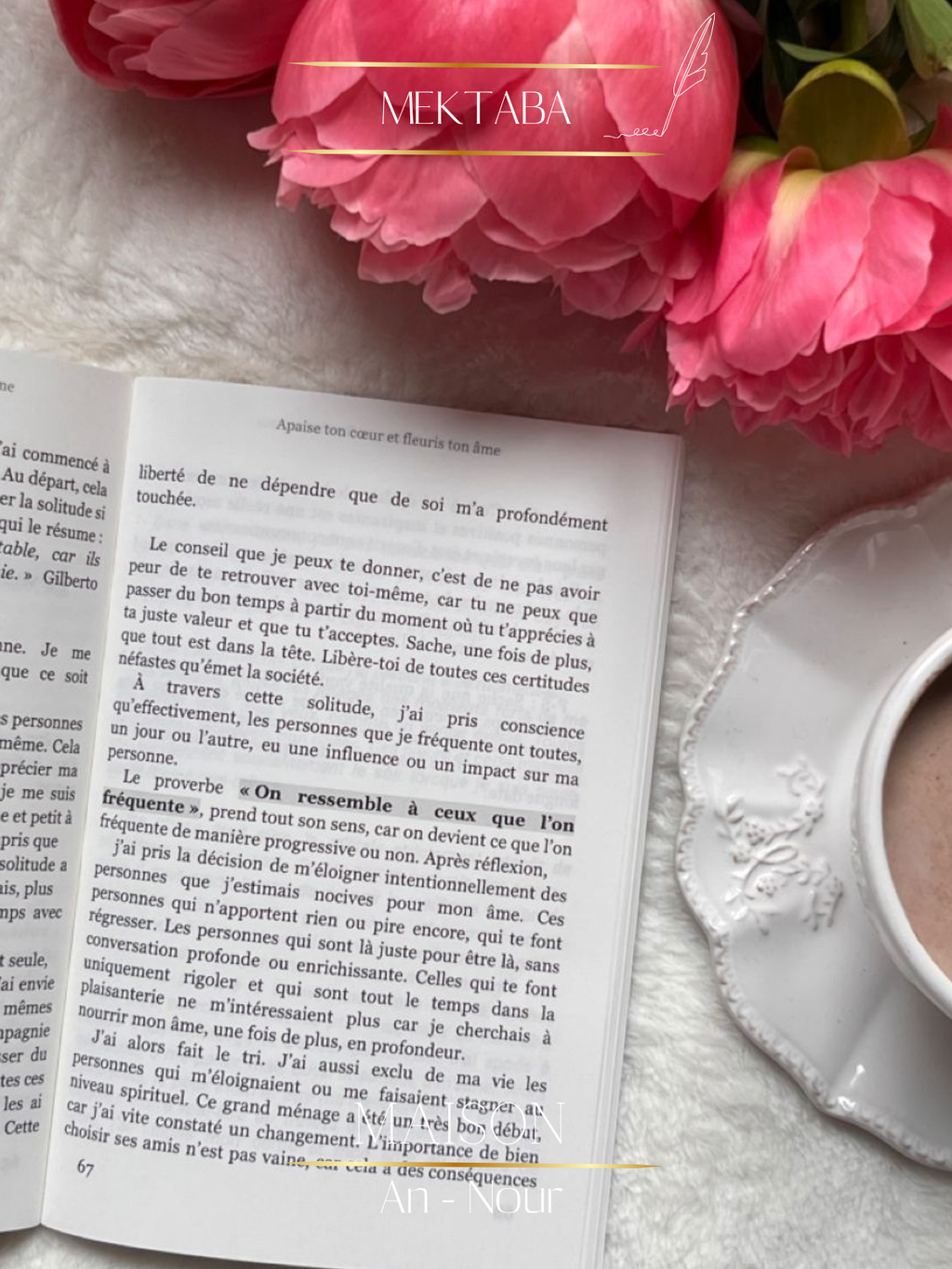 Apaise ton Cœur et Fleuri ton Âme – Livre de Rappel et Bien-Être Spirituel